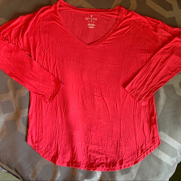 American Eagle Outfitters Tops - Long sleeve slinky top, Large